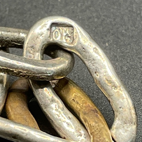 Mixed Metal Chain Bracelet - Picture 3 of 16